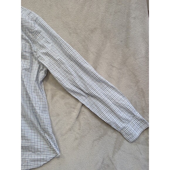 Gap Standard Fit Button-Up Shirt Men's Size M White Striped Long Sleeve Cotton - Picture 6 of 16